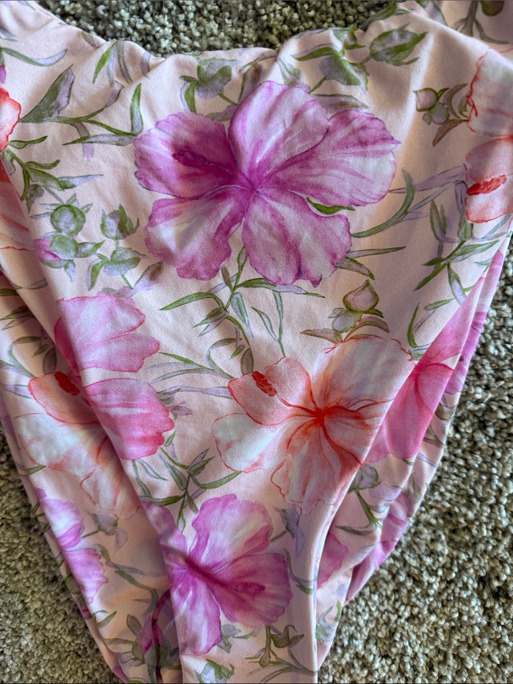 LoveShackFancy x Hurley Hibiscus Cheeky One-Piece Swimsuit, Small, NWT - Picture 6 of 11